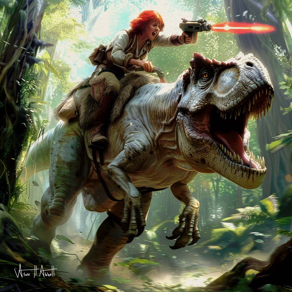 Blaster Bolts and Dinosaurs